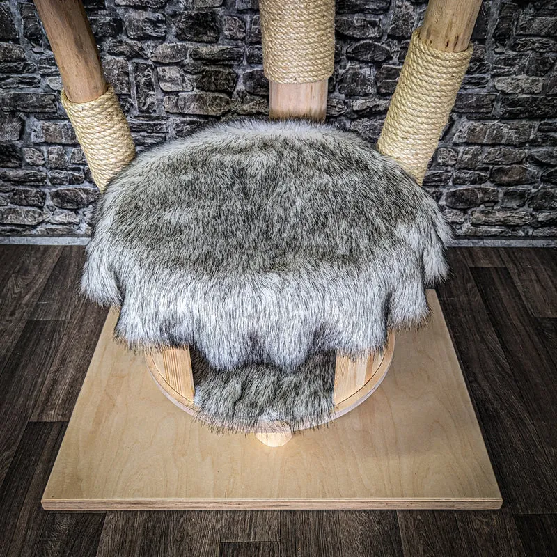 Naturkratzbaum 3931 Kratzbaum Natur Holz Design 207 cm hoch Katzenbaum