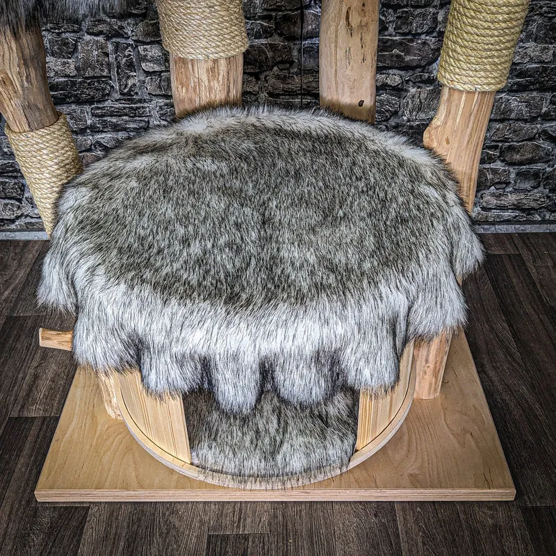 Naturkratzbaum 3930 Kratzbaum Natur Holz Design 187 cm hoch Katzenbaum