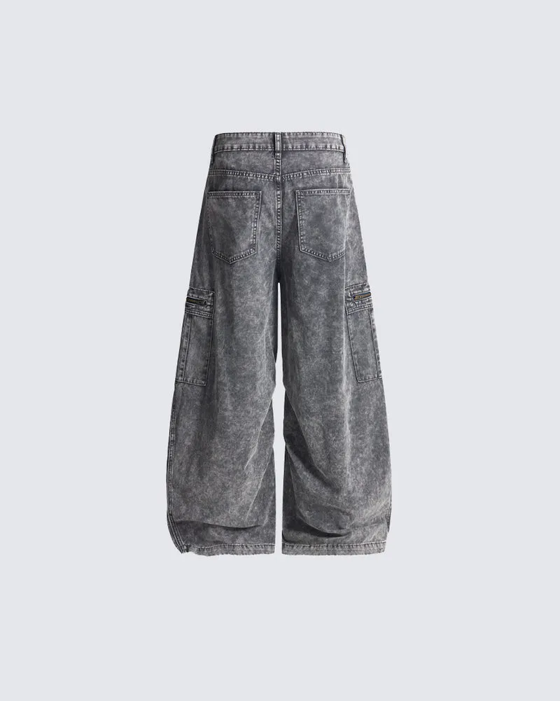 American Street High-Street Curved Blade Casual Pants