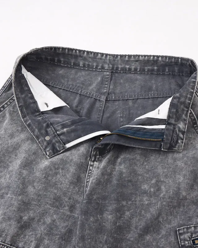 American Street High-Street Curved Blade Casual Pants