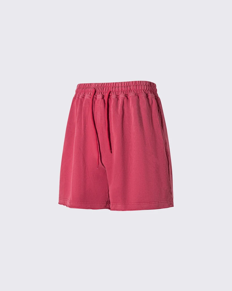Vintage Logo Print Cotton Shorts