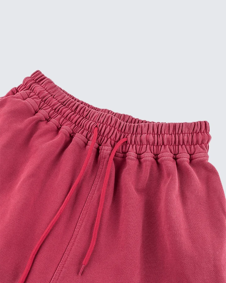 Vintage Logo Print Cotton Shorts