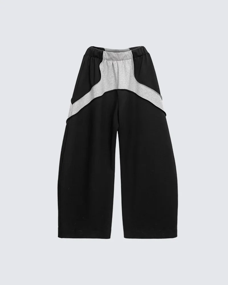 Colorblock Deconstructed Air Layer Sweatpants