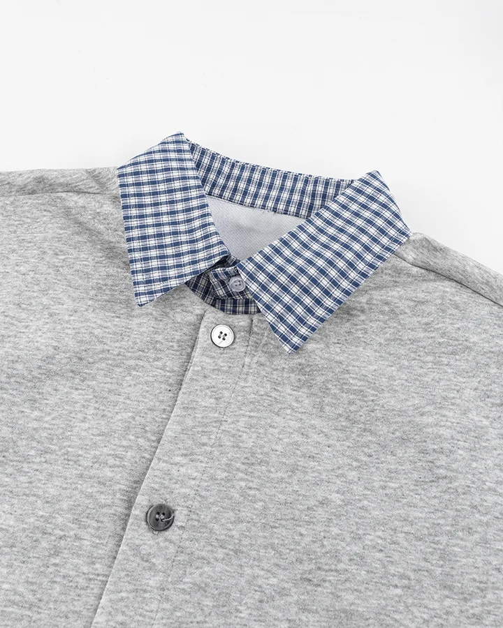 Layered Patchwork Vest Shirt