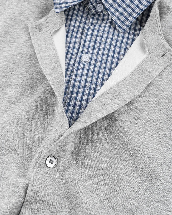 Layered Patchwork Vest Shirt