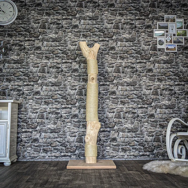 Kratzstamm 3861 Natur Holz Design Kratzbaum 155 cm hoch Naturkratzbaum