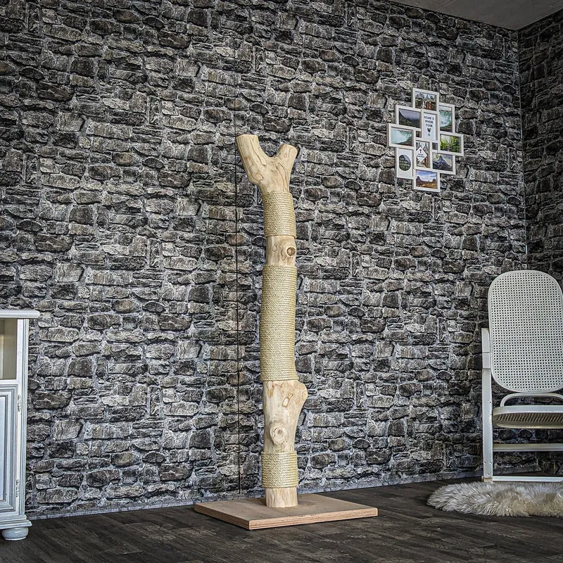 Kratzstamm 3861 Natur Holz Design Kratzbaum 155 cm hoch Naturkratzbaum