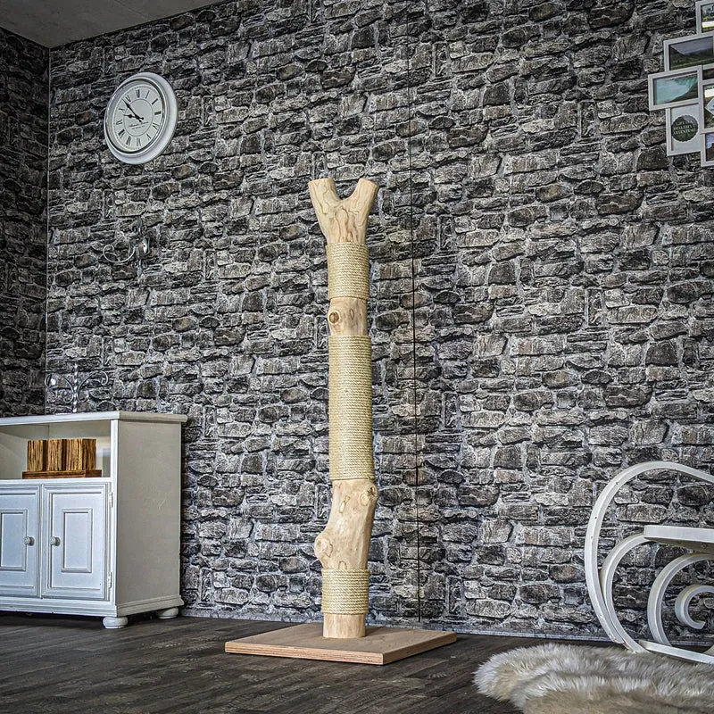 Kratzstamm 3861 Natur Holz Design Kratzbaum 155 cm hoch Naturkratzbaum