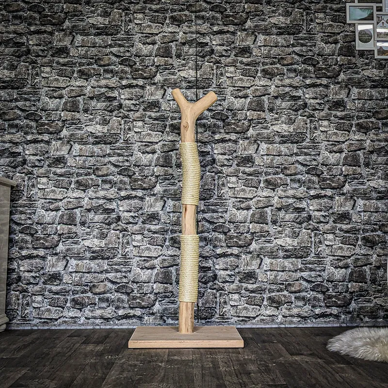 Kratzstamm 3860 Natur Holz Design Kratzbaum 120 cm hoch Naturkratzbaum