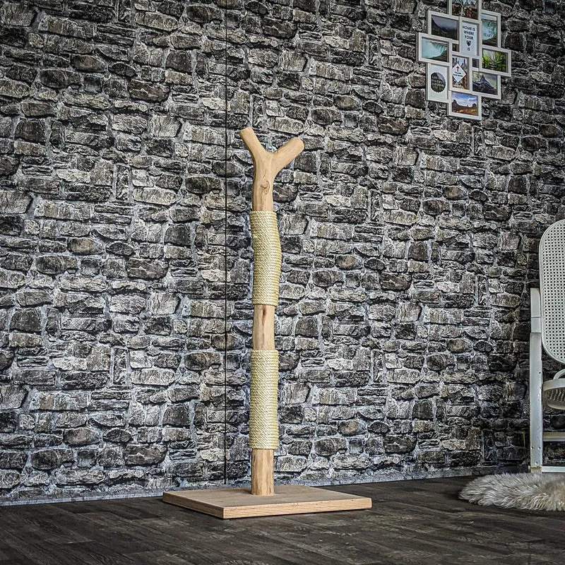 Kratzstamm 3860 Natur Holz Design Kratzbaum 120 cm hoch Naturkratzbaum