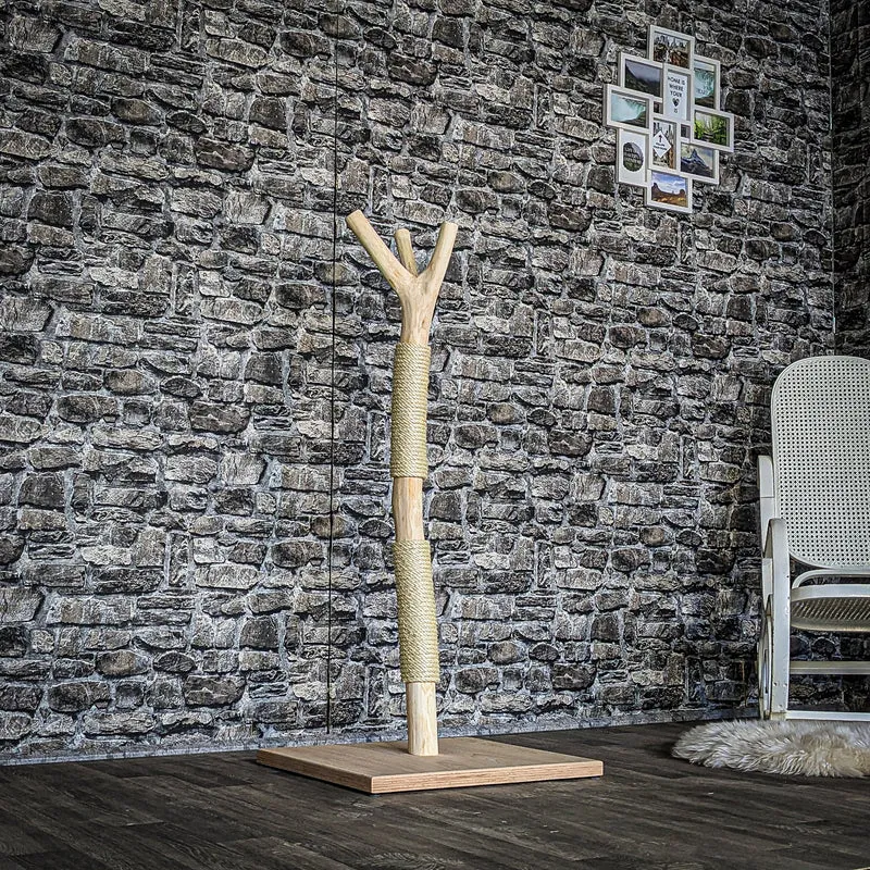 Kratzstamm 3858 Natur Holz Design Kratzbaum 123 cm hoch Naturkratzbaum