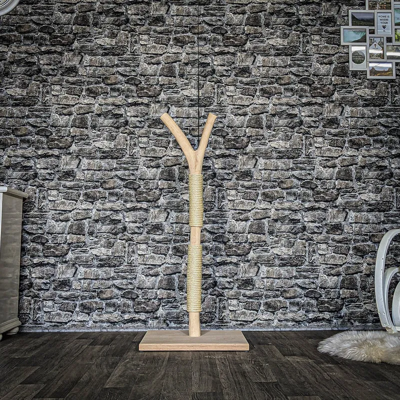 Kratzstamm 3857 Natur Holz Design Kratzbaum 115 cm hoch Naturkratzbaum
