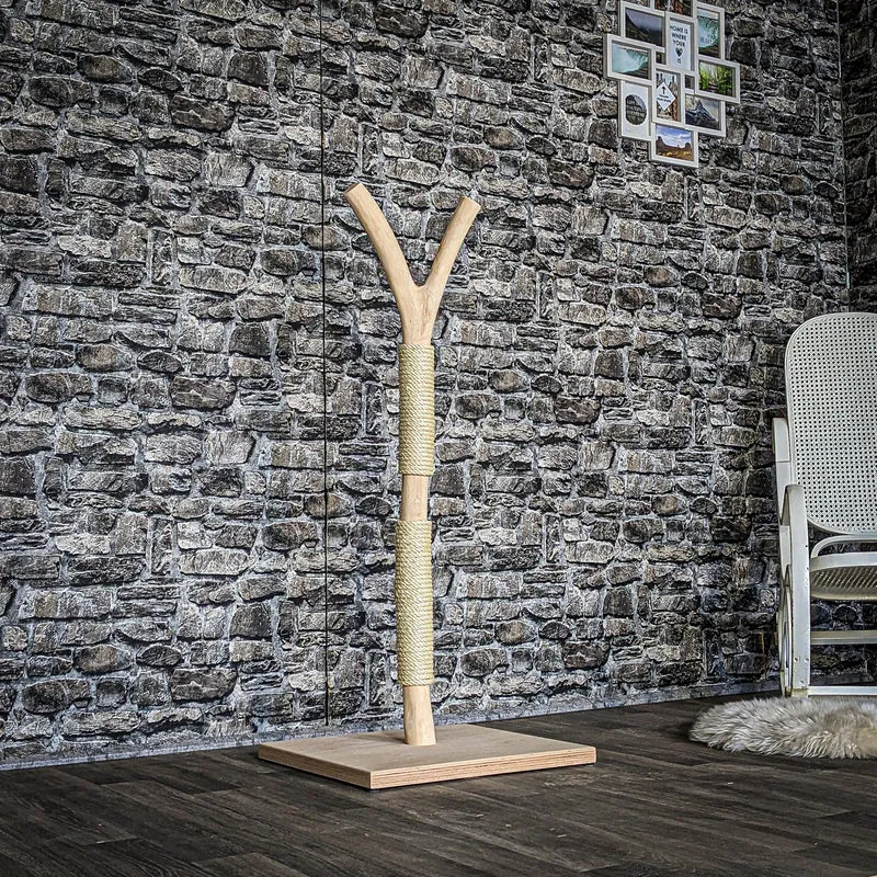 Kratzstamm 3857 Natur Holz Design Kratzbaum 115 cm hoch Naturkratzbaum