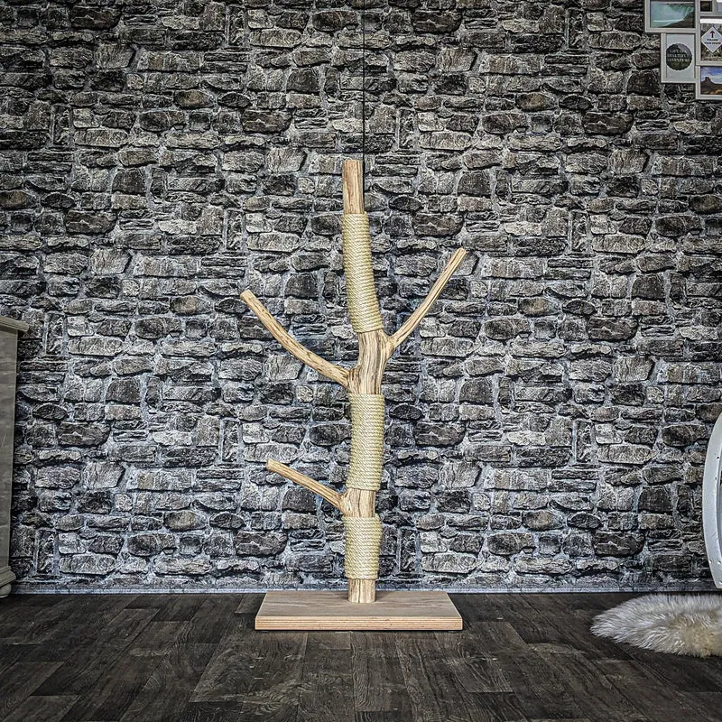 Kratzstamm 3856 Natur Holz Design Kratzbaum 120 cm hoch Naturkratzbaum