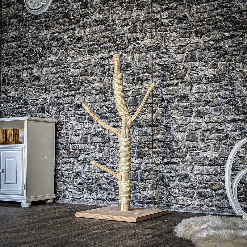 Kratzstamm 3856 Natur Holz Design Kratzbaum 120 cm hoch Naturkratzbaum