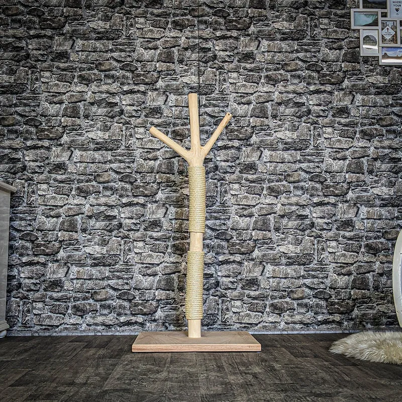 Kratzstamm 3855 Natur Holz Design Kratzbaum 123 cm hoch Naturkratzbaum
