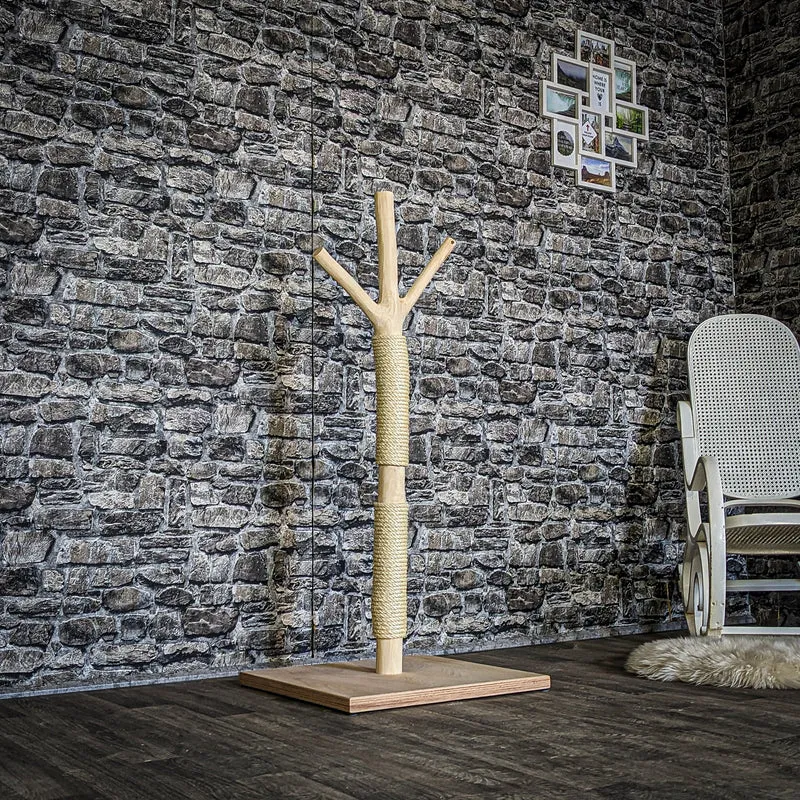 Kratzstamm 3855 Natur Holz Design Kratzbaum 123 cm hoch Naturkratzbaum