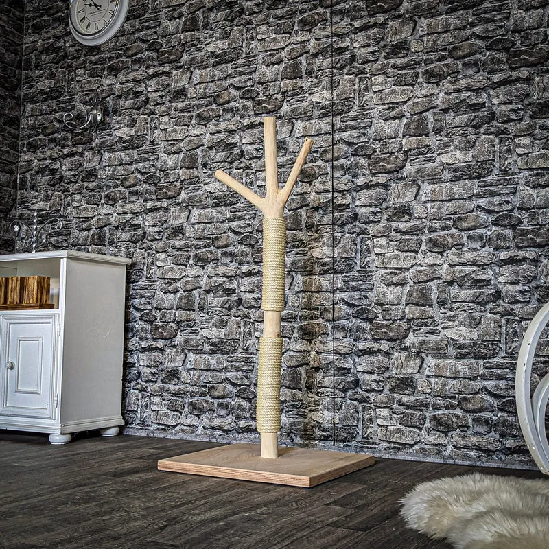 Kratzstamm 3855 Natur Holz Design Kratzbaum 123 cm hoch Naturkratzbaum