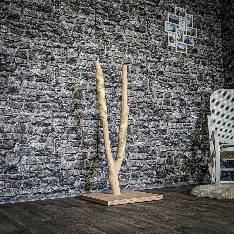 Kratzstamm 3854 Natur Holz Design Kratzbaum 115 cm hoch Naturkratzbaum