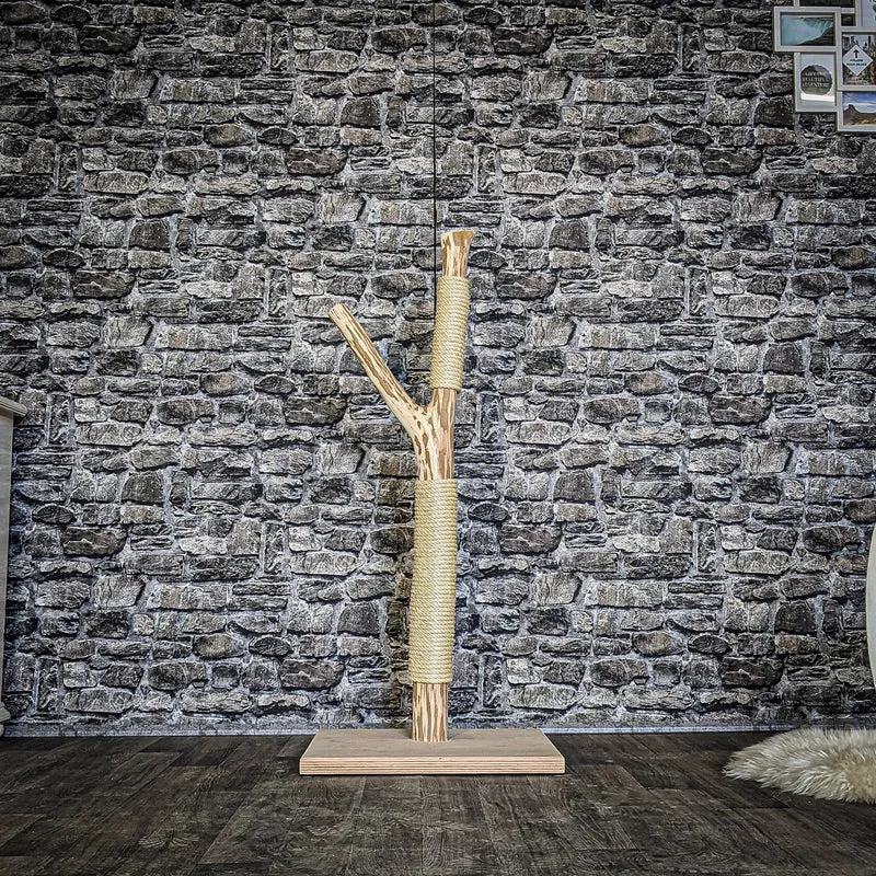 Kratzstamm 3853 Natur Holz Design Kratzbaum 115 cm hoch Naturkratzbaum