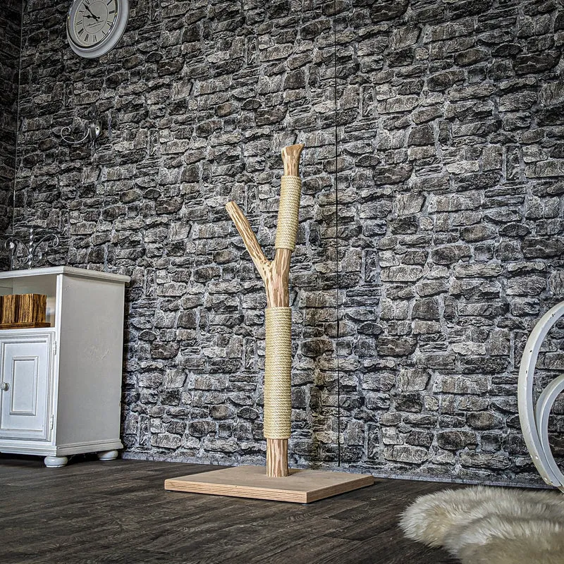Kratzstamm 3853 Natur Holz Design Kratzbaum 115 cm hoch Naturkratzbaum