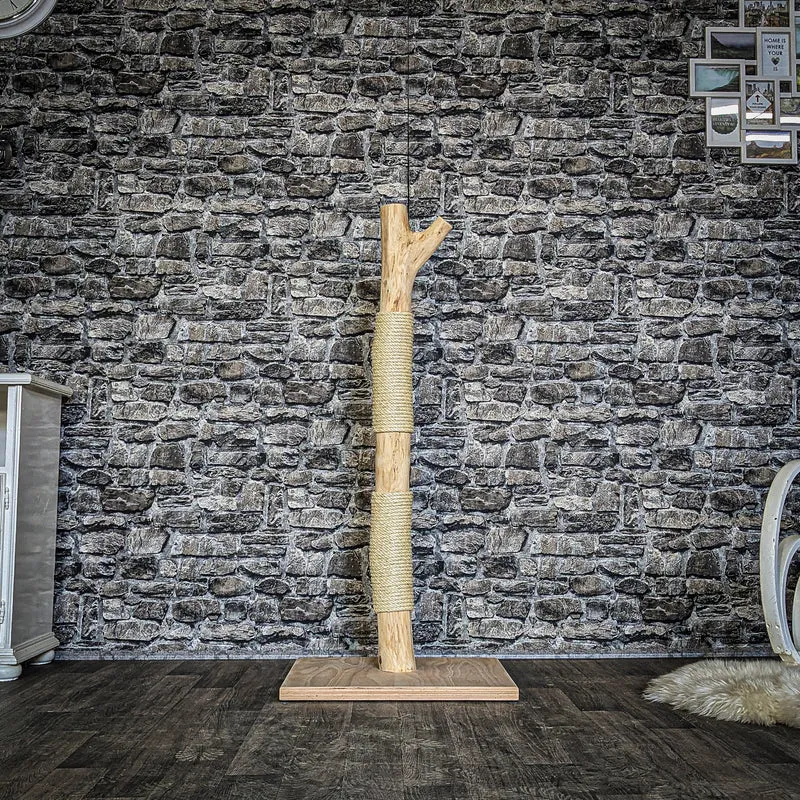 Kratzstamm 3851 Natur Holz Design Kratzbaum 125 cm hoch Naturkratzbaum
