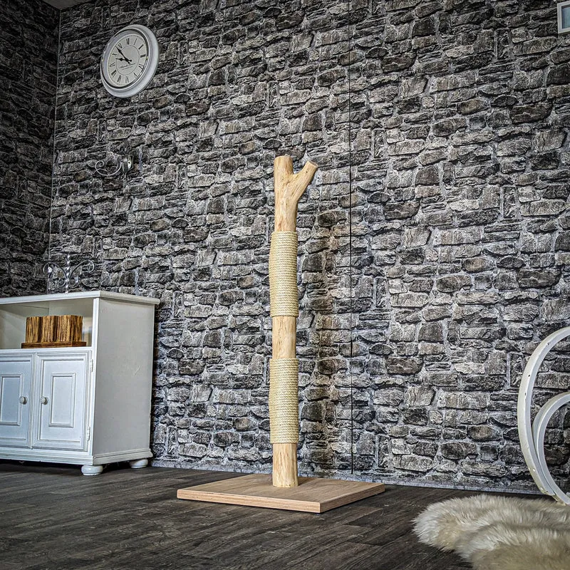 Kratzstamm 3851 Natur Holz Design Kratzbaum 125 cm hoch Naturkratzbaum