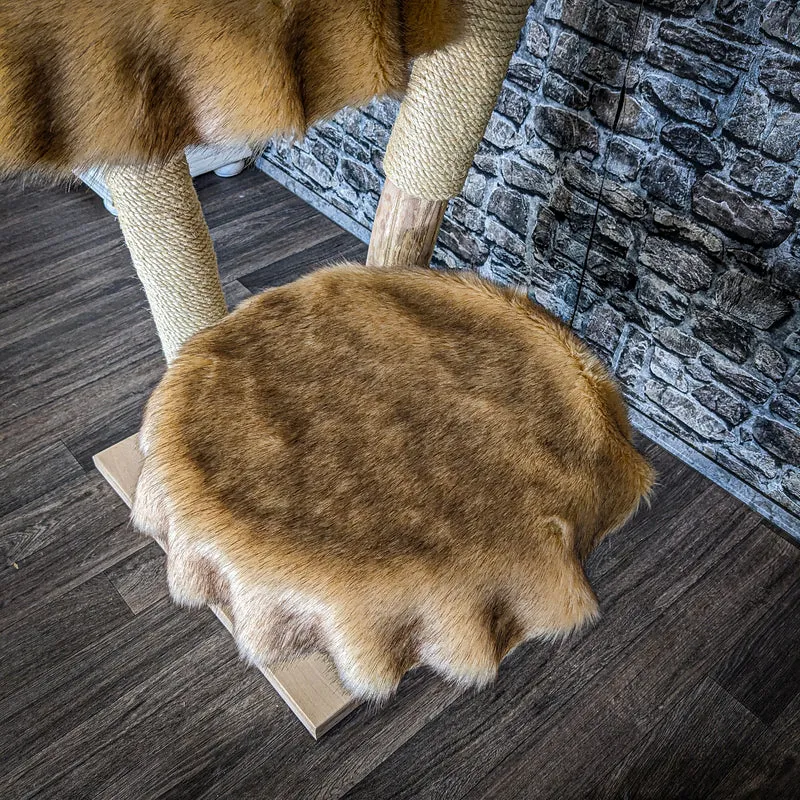 Naturkratzbaum 3840 Kratzbaum Natur Holz Design 170 cm hoch Katzenbaum