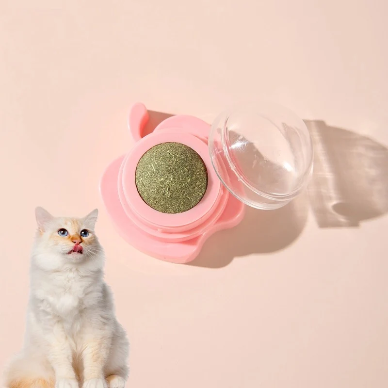 Spielzeug Katze, Apfel-Design mit Katzenminze, Entspannendes, 3er Set in Rot, Blau und Grün