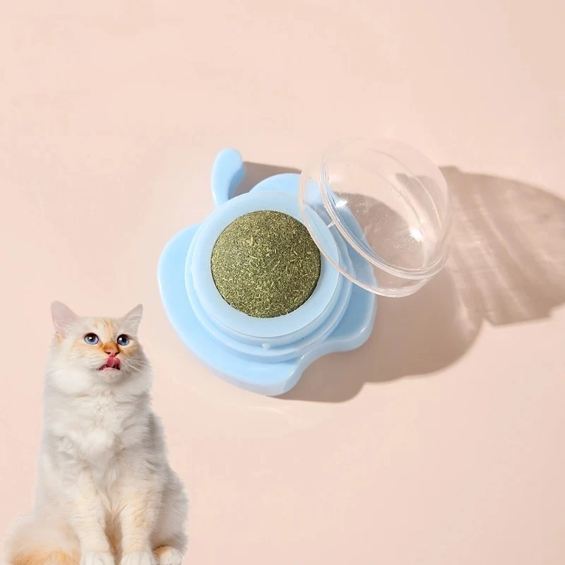 Spielzeug Katze, Apfel-Design mit Katzenminze, Entspannendes, 3er Set in Rot, Blau und Grün