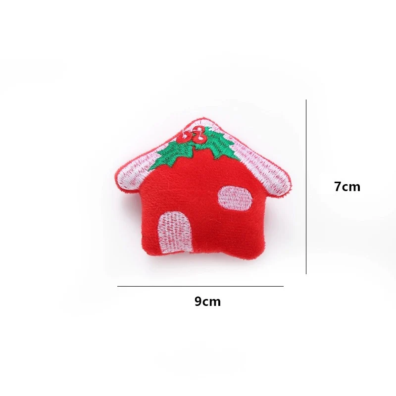 Kuscheltier für Katze, Katzen Spielzeug mit Katzenminze, Weihnachtsserie, 3-teiliges Set für Kätzchen und kleine Katzen