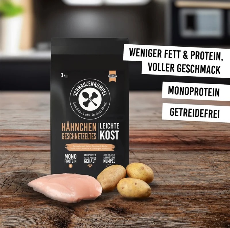 Schnauzenkumpel Hähnchengeschnetzeltes "Leichte Kost"