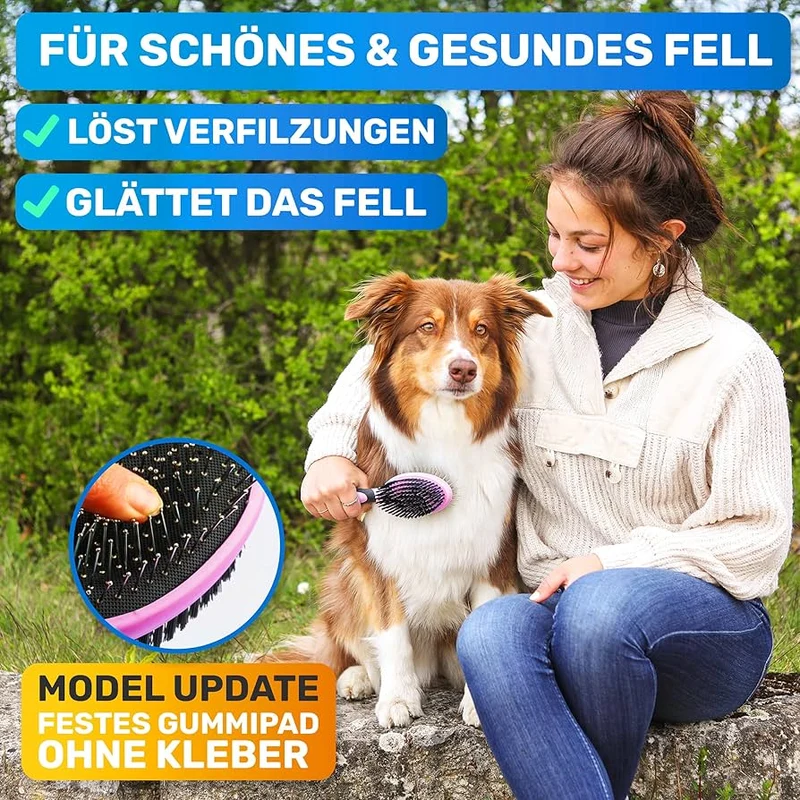 Doppelbürste rosa