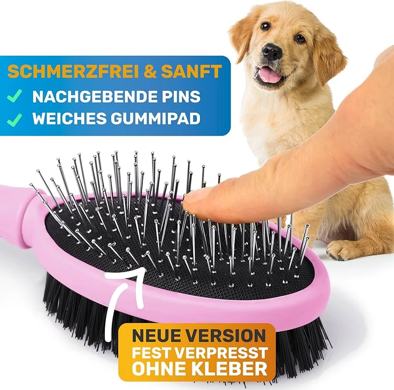 Doppelbürste rosa