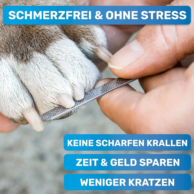 Krallenschere mit Schutz blau