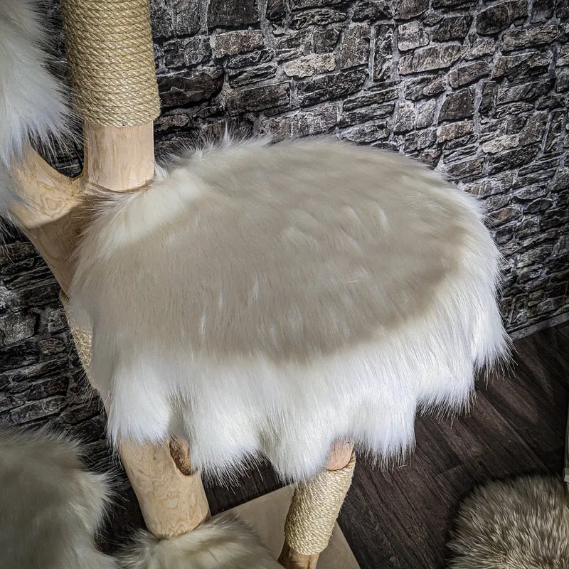 Naturkratzbaum 3822 Kratzbaum Natur Holz Design 180 cm hoch Katzenbaum