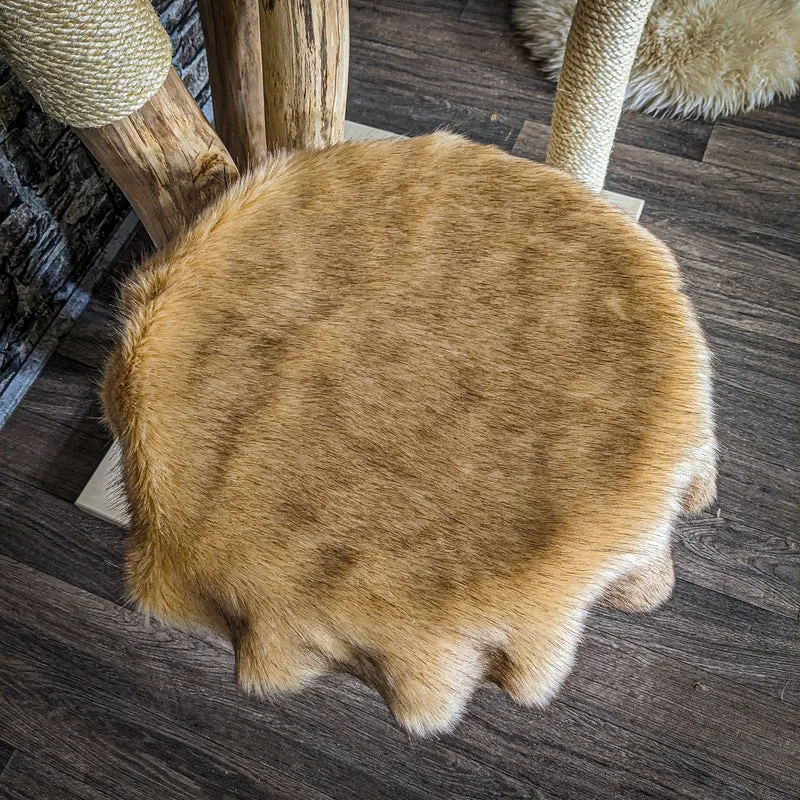 Naturkratzbaum 3811 Kratzbaum Natur Holz Design 145 cm hoch Katzenbaum