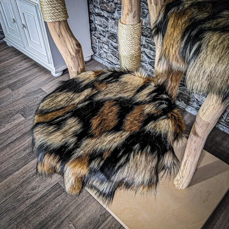 Naturkratzbaum 3808 Kratzbaum Natur Holz Design 185 cm hoch Katzenbaum