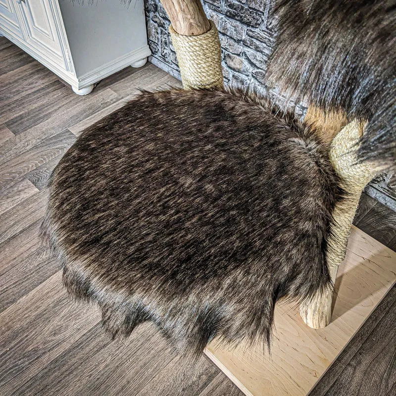 Naturkratzbaum 3881 Kratzbaum Natur Holz Design 135 cm hoch Katzenbaum