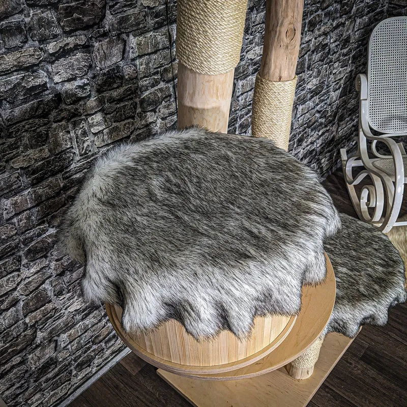 Naturkratzbaum 3888 Kratzbaum Natur Holz Design 204 cm hoch Katzenbaum