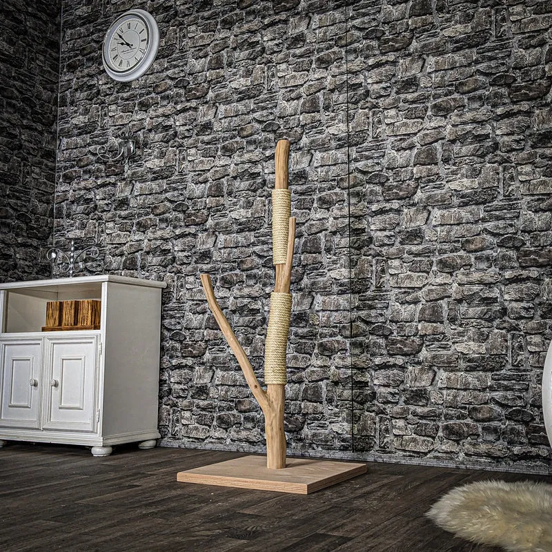 Kratzstamm 3886 Natur Holz Design Kratzbaum 125 cm hoch Naturkratzbaum