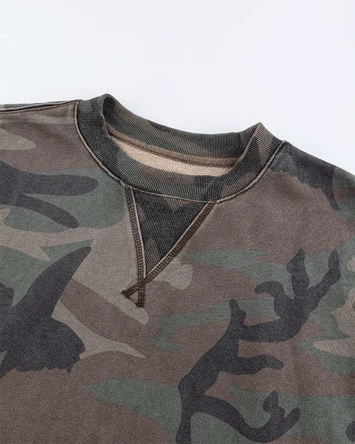 Graffiti Camo Sleeveless Oversized T-Shirt