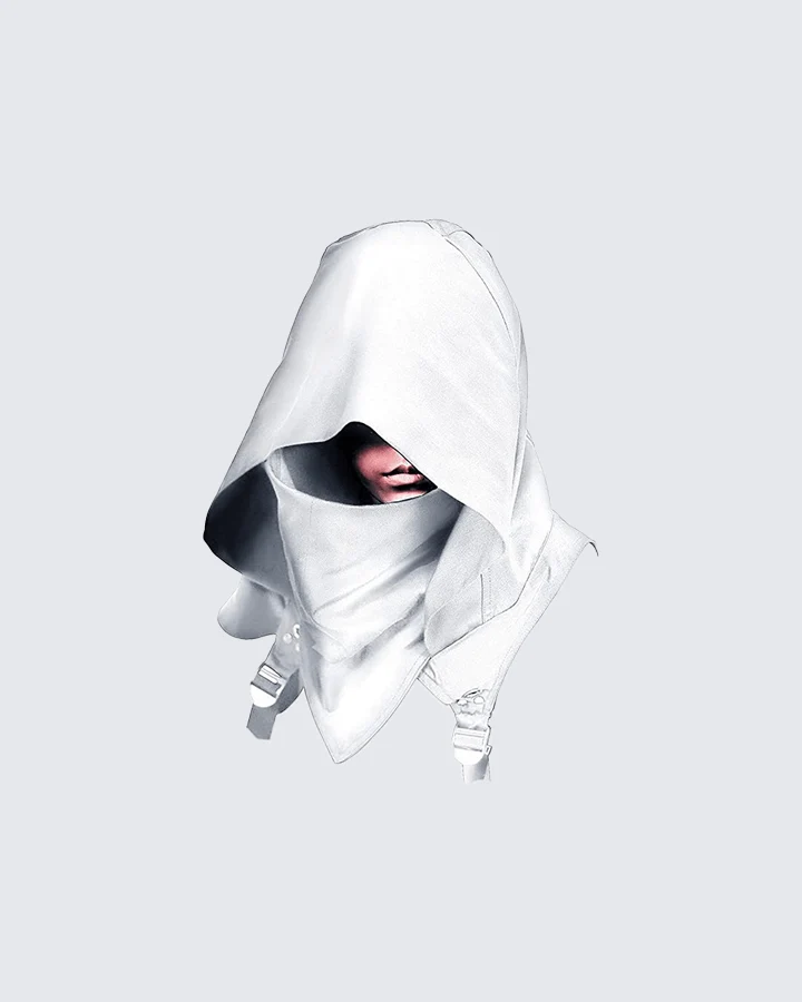 Techwear Detachable Hooded Face Cover Mask