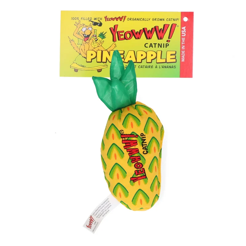 Pineapple Katzenspielzeug mit Catnip