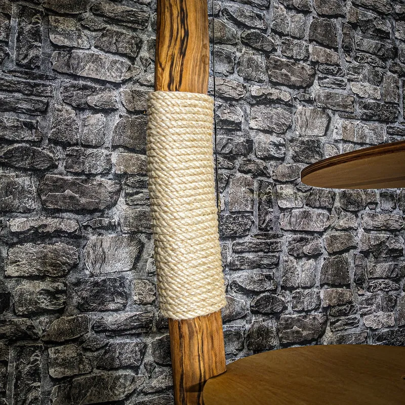 Naturkratzbaum 3680 Kratzbaum Natur Holz Design 175 cm hoch Katzenbaum