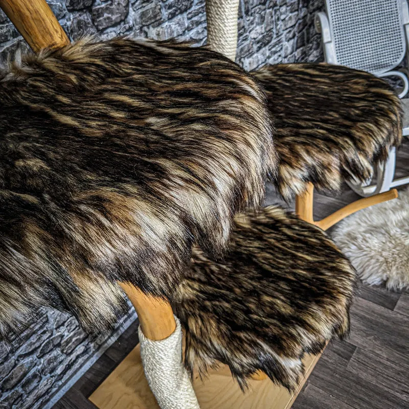 Naturkratzbaum 3673 Kratzbaum Natur Holz Design 177 cm hoch Katzenbaum