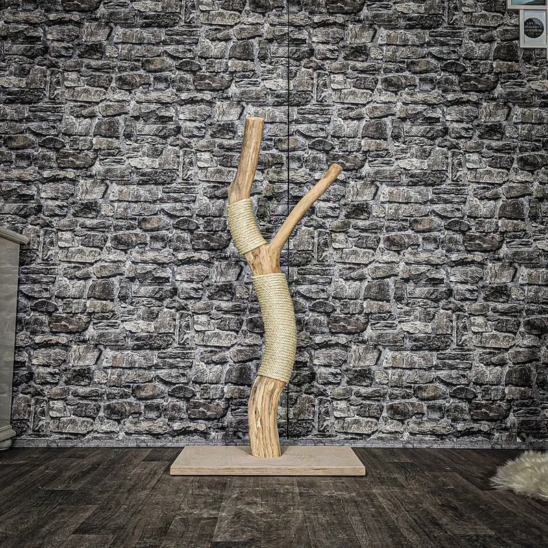 Kratzstamm 3646 Natur Holz Design Kratzbaum 118 cm hoch Naturkratzbaum