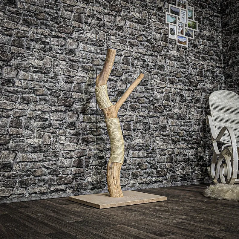 Kratzstamm 3646 Natur Holz Design Kratzbaum 118 cm hoch Naturkratzbaum