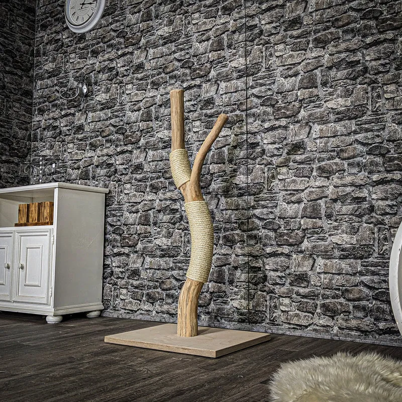 Kratzstamm 3646 Natur Holz Design Kratzbaum 118 cm hoch Naturkratzbaum