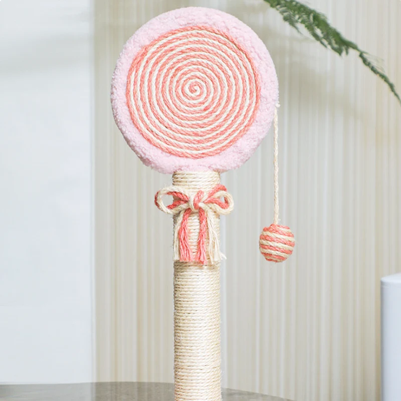 Kratzbaum Kratzbaum Modern, Lollipop Katzenkratzer, Sisal-Kordel, Befriedigt das Kratzbedürfnis Ihrer Katze